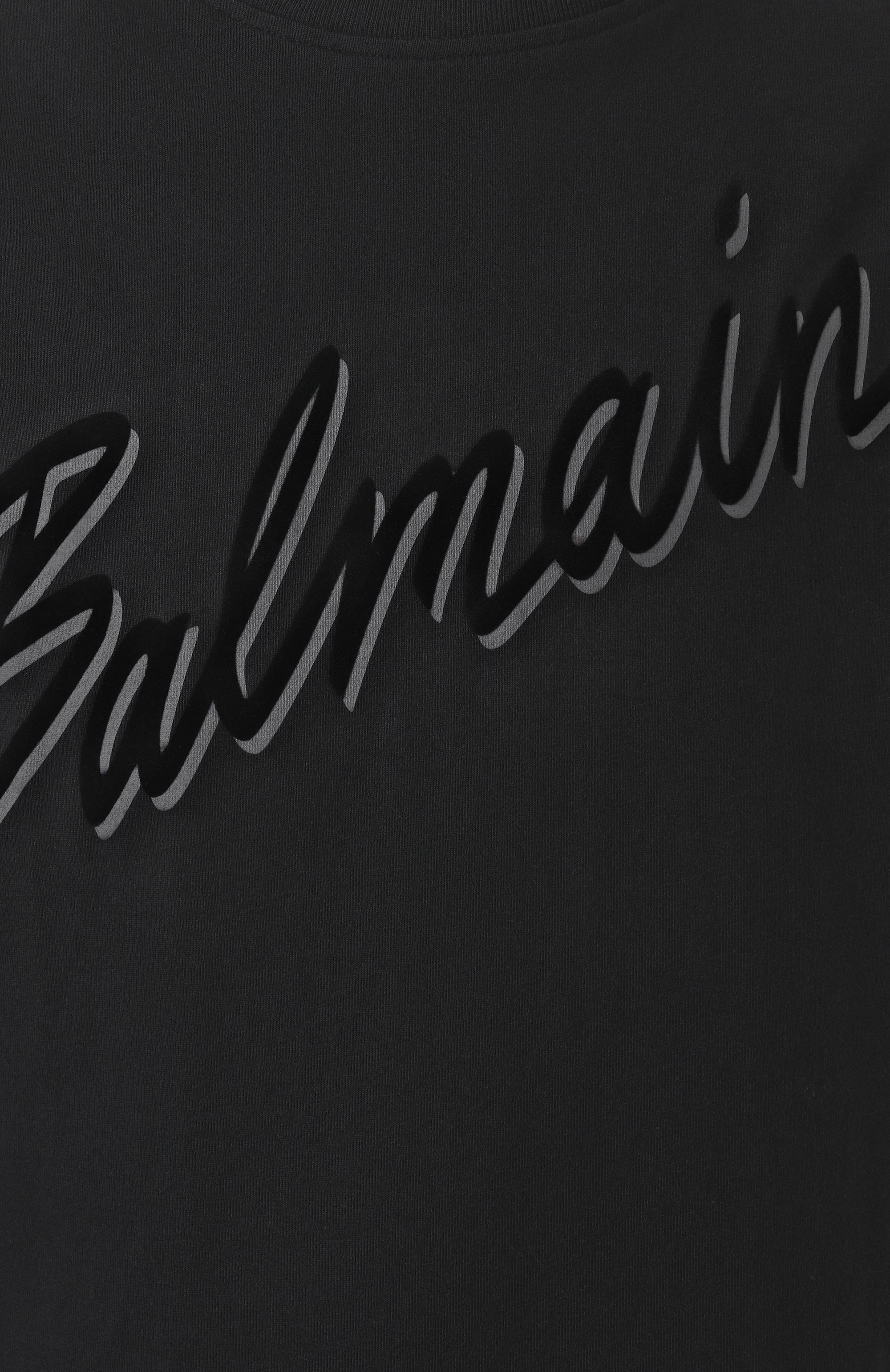 Хлопковая футболка BALMAIN, арт. EH1EG010/BC86, фото 6