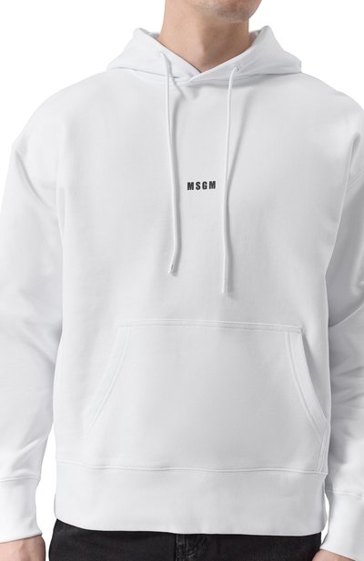 Хлопковое худи MSGM, арт. 2000MM509/300000, фото 5