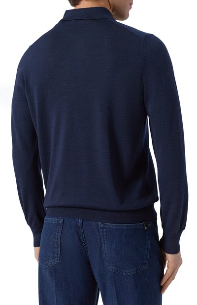 Поло из шерсти и шелка GRAN SASSO, арт. 57137/13126, фото 4