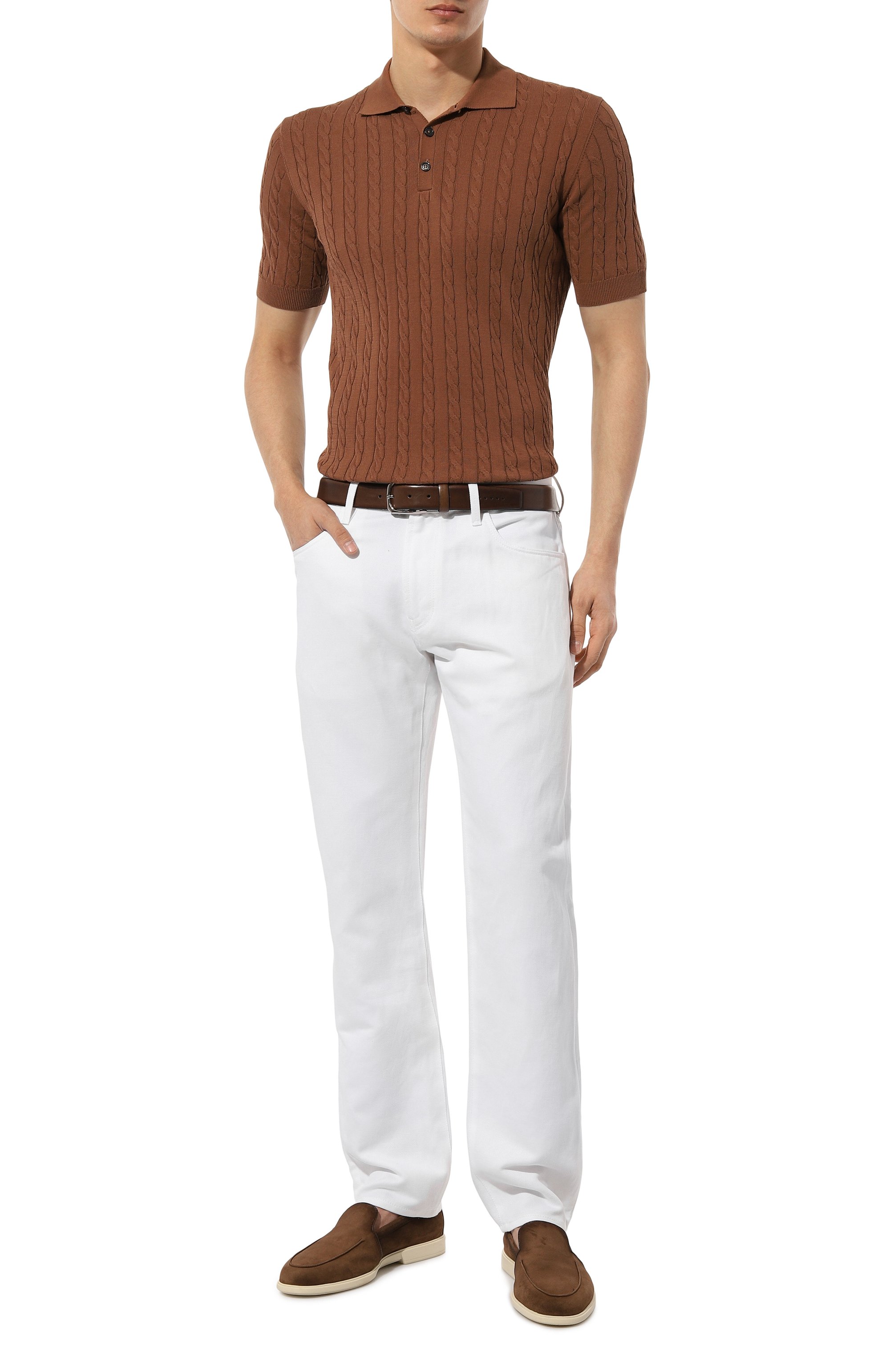 Замшевые лоферы malibu SANTONI, арт. MGAG18829TICSTZ0M21, фото 2