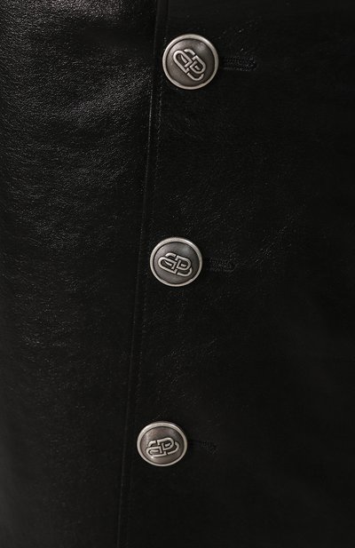 Кожаная юбка BALENCIAGA, арт. 606241/TFS03, фото 5