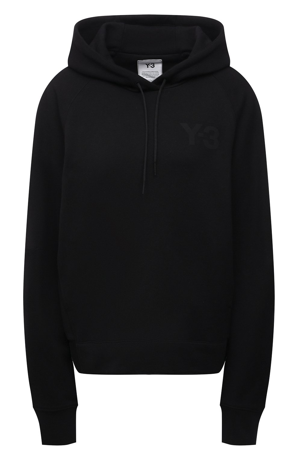 Хлопковое худи Y-3, арт. GV2799/W, фото 1