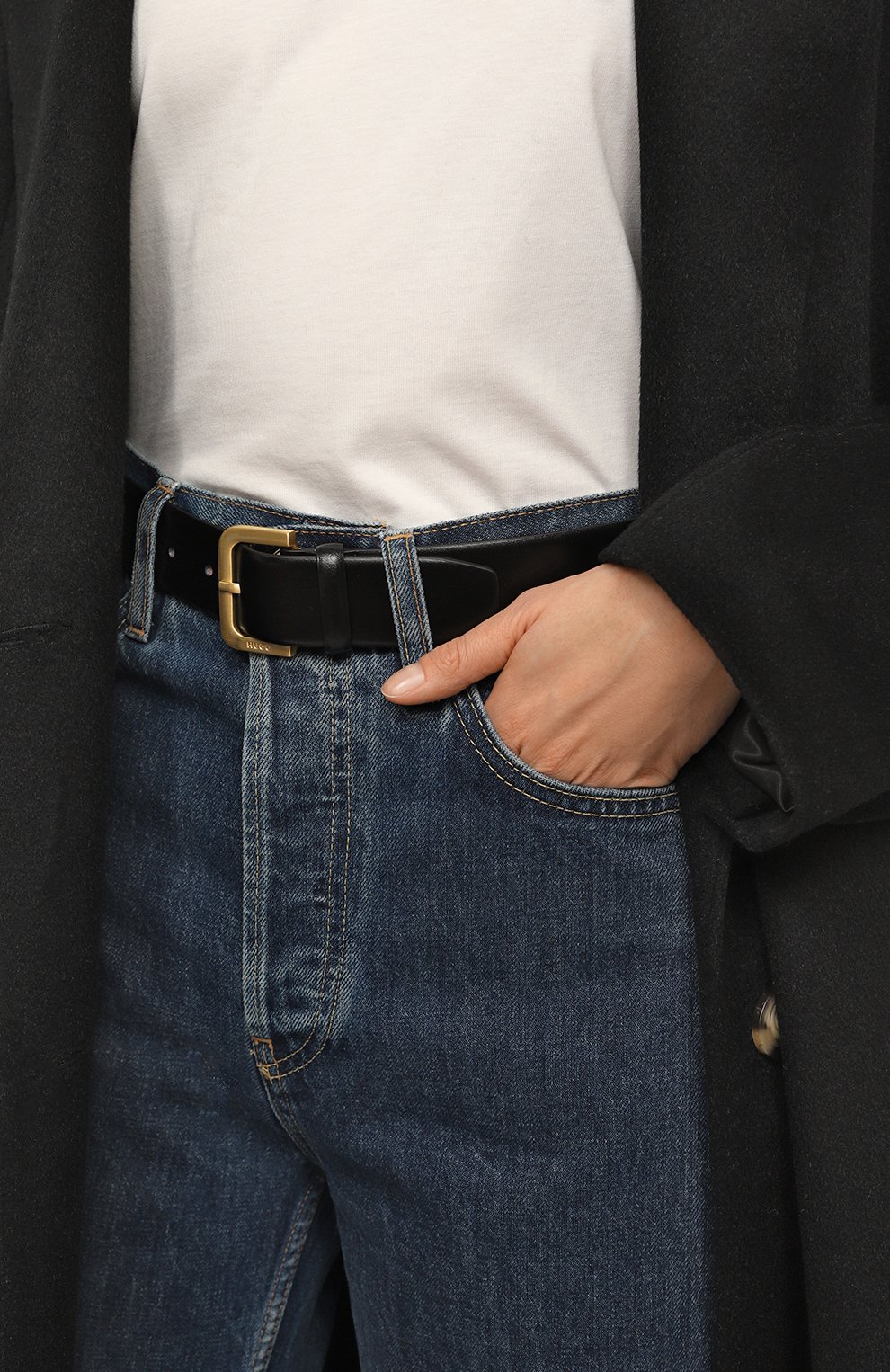 Кожаный ремень HUGO, арт. 50471316, фото 2