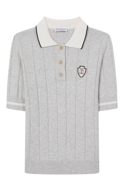 Хлопковое поло BRUNELLO CUCINELLI, арт. B19M18405C