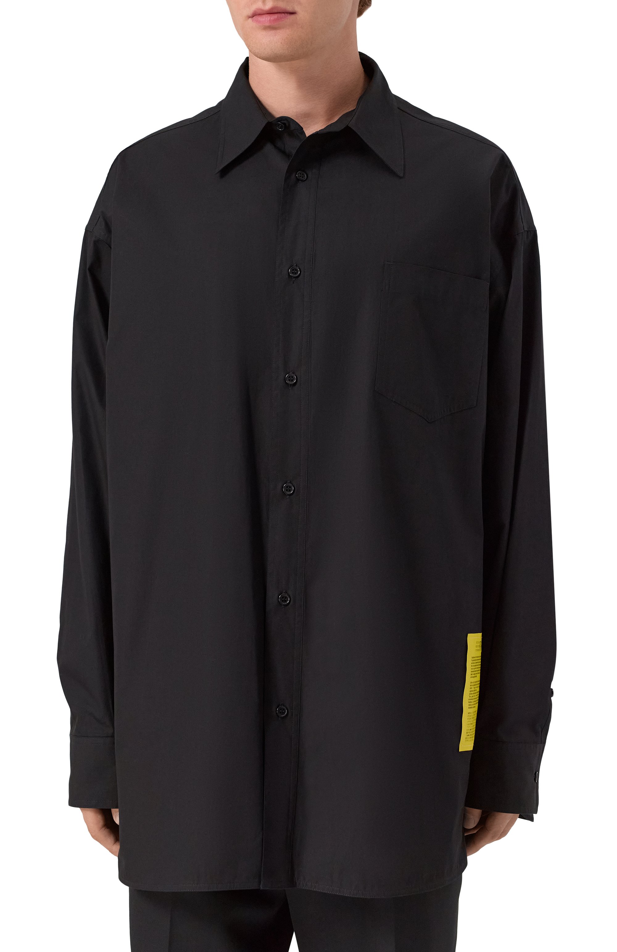 Хлопковая рубашка MM6, арт. SH0DT0034/M35480, фото 3