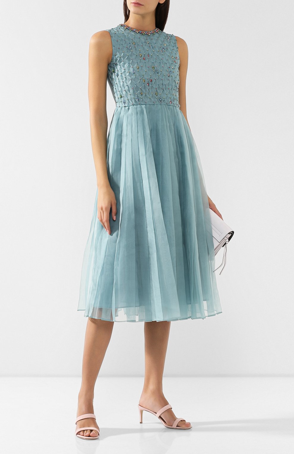 Шелковое платье REDVALENTINO, арт. SR3VA03F/4CA, фото 2