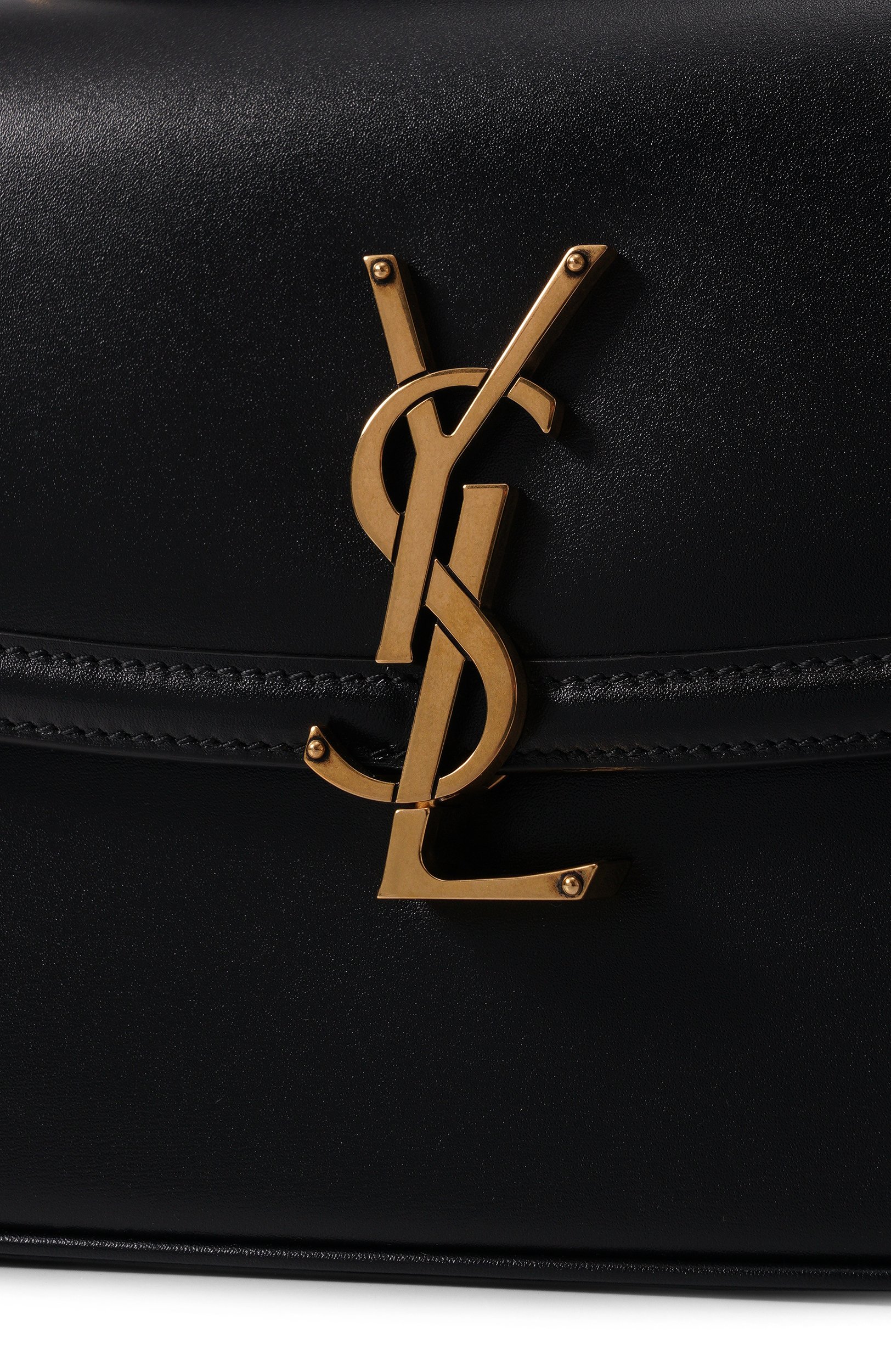 Сумка solferino small SAINT LAURENT черного цвета по цене 446500 руб., арт. A002L5/0SX0W, фото 6 Сумка solferino small SAINT LAURENT, арт. A002L5/0SX0W, фото 6