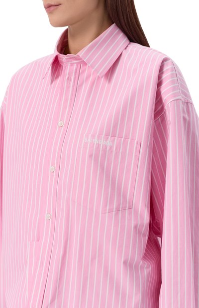 Хлопковая рубашка BALENCIAGA, арт. 857837/TPM26, фото 5