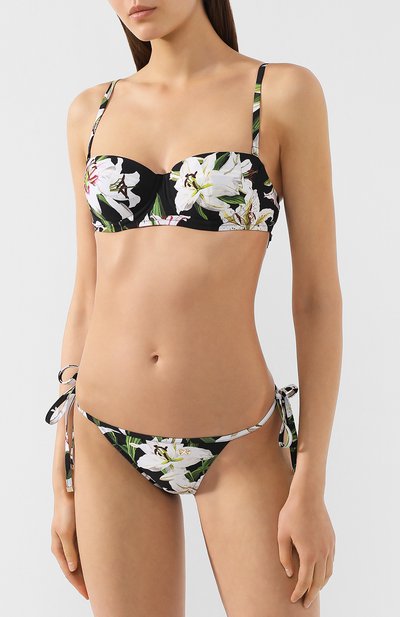 Бра-бандо DOLCE & GABBANA черного цвета по цене 38500 руб., арт. 01A16J/FSGQR, фото 2 Бра-бандо DOLCE & GABBANA, арт. 01A16J/FSGQR, фото 2