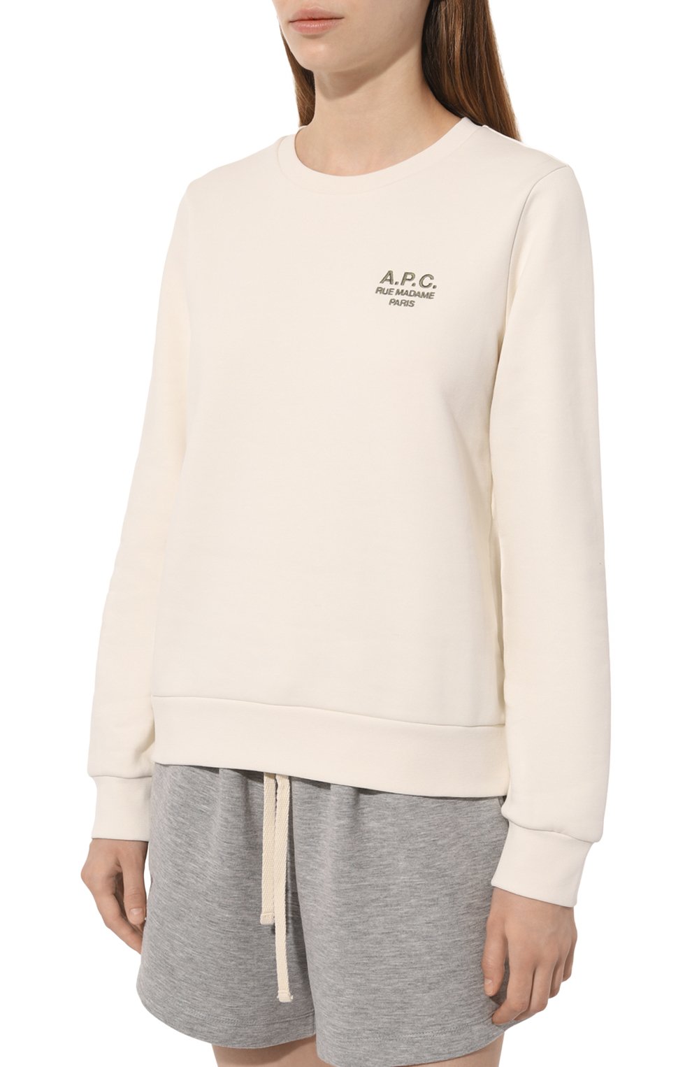 Хлопковый свитшот A.P.C., арт. C0GVGF27700AAG, фото 3