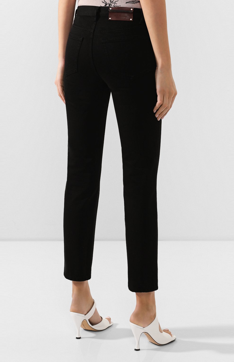 Джинсы DRIES VAN NOTEN черного цвета по цене 27150 руб., арт. 201-12404-9395, фото 4 Джинсы DRIES VAN NOTEN, арт. 201-12404-9395, фото 4