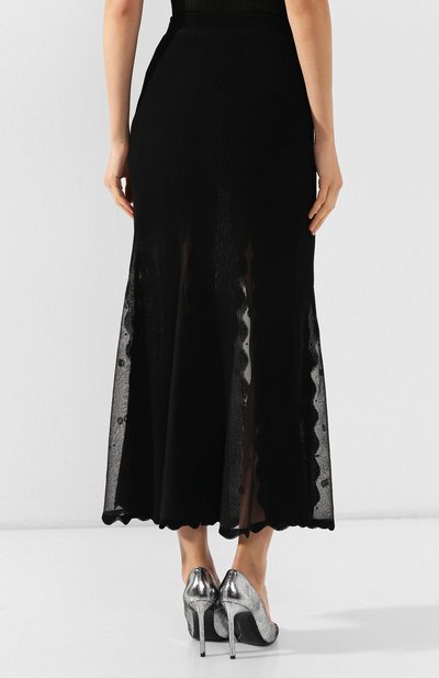 Юбка из вискозы ALEXANDER MCQUEEN, арт. 585221/Q1AE0, фото 4