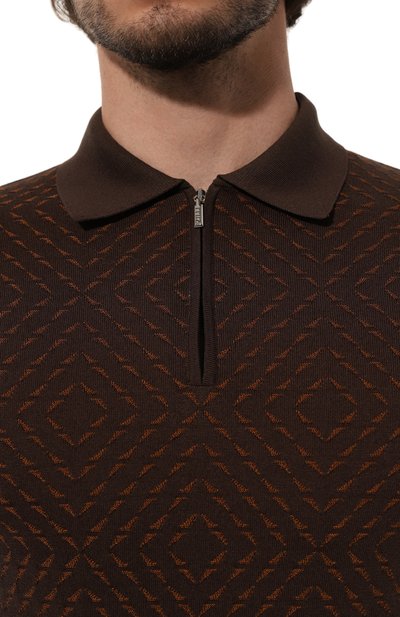 Поло из шелка и хлопка ZILLI, арт. KZP002M0145VVM000, фото 5