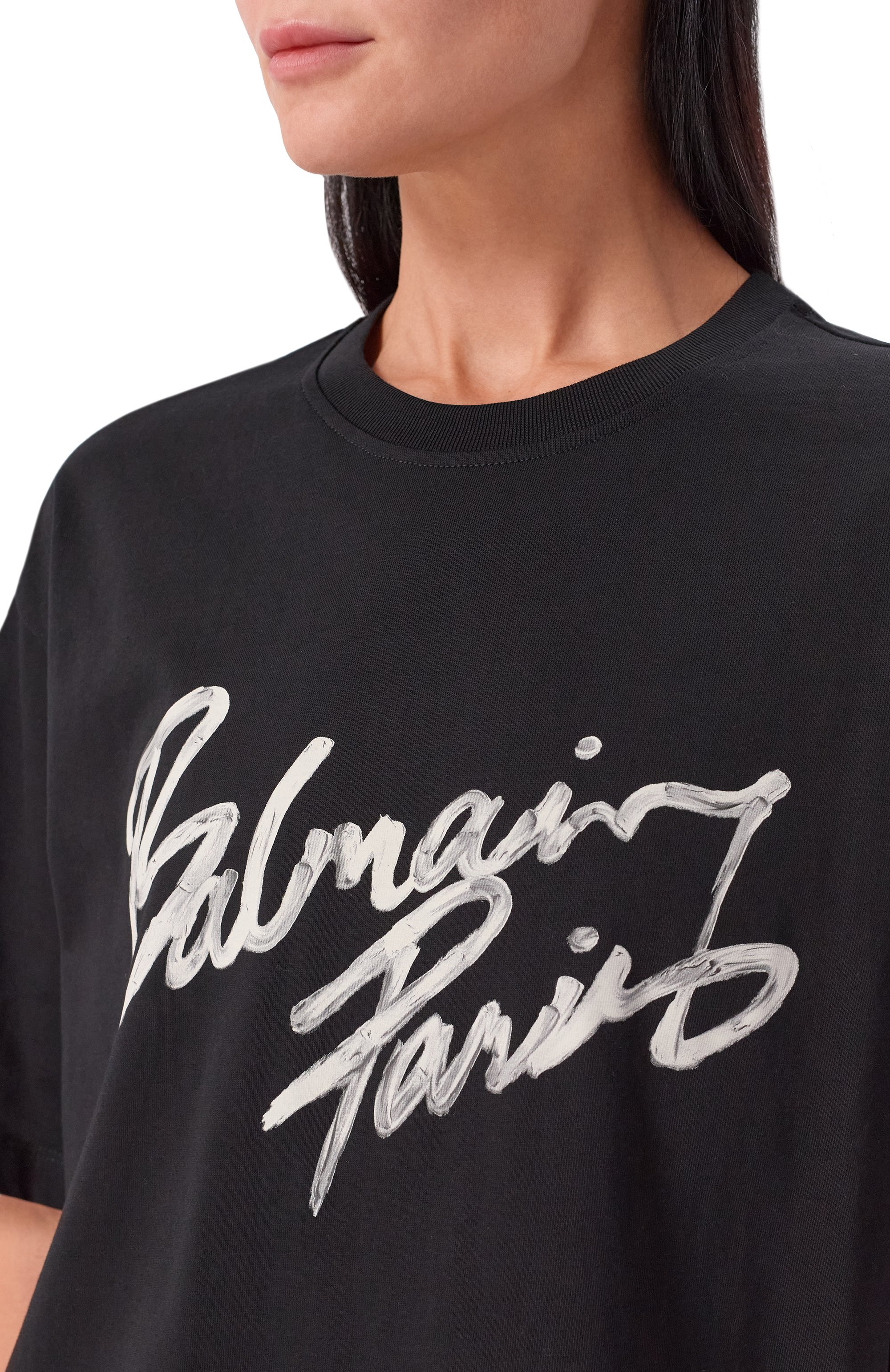 Хлопковая футболка BALMAIN, арт. GF1EG110/BD41, фото 5