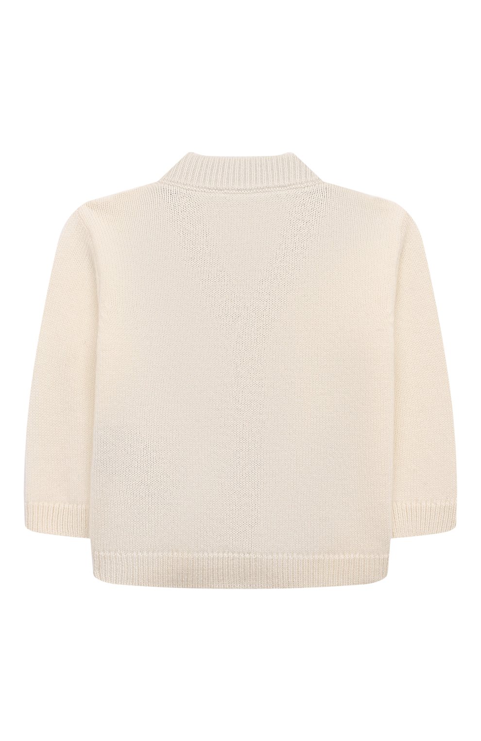 Кардиган из шерсти и кашемира BALMAIN молочного цвета по цене 31800 руб., арт. BV9520., фото 2 Кардиган из шерсти и кашемира BALMAIN, арт. BV9520., фото 2