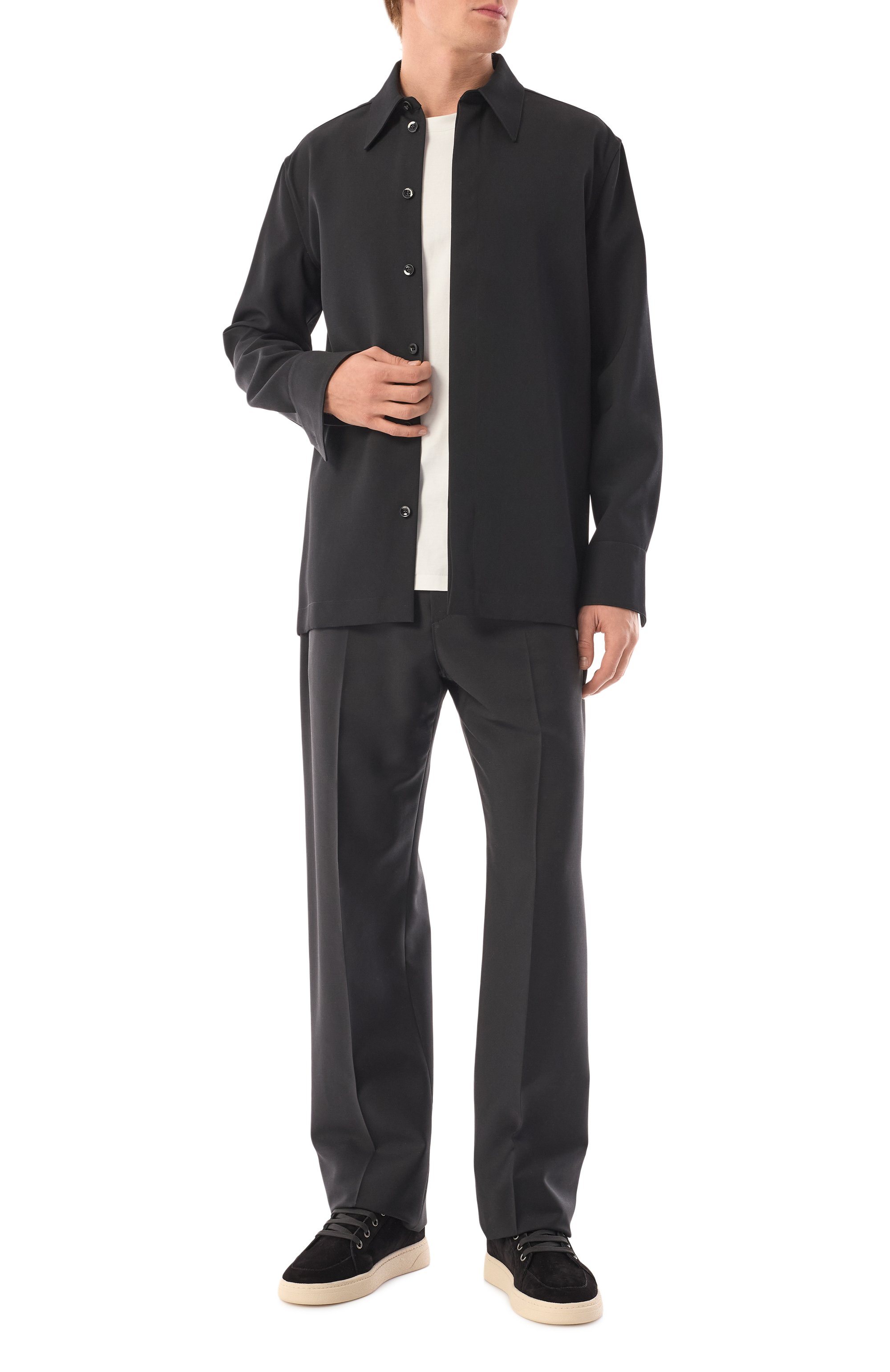 Шерстяная рубашка JIL SANDER, арт. J22DL0298/J40002, фото 2