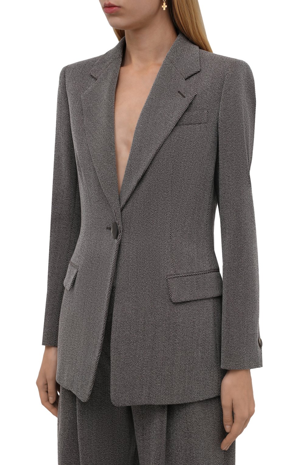 Шерстяной жакет GIORGIO ARMANI, арт. 1WHGG0NP/T02MV, фото 3