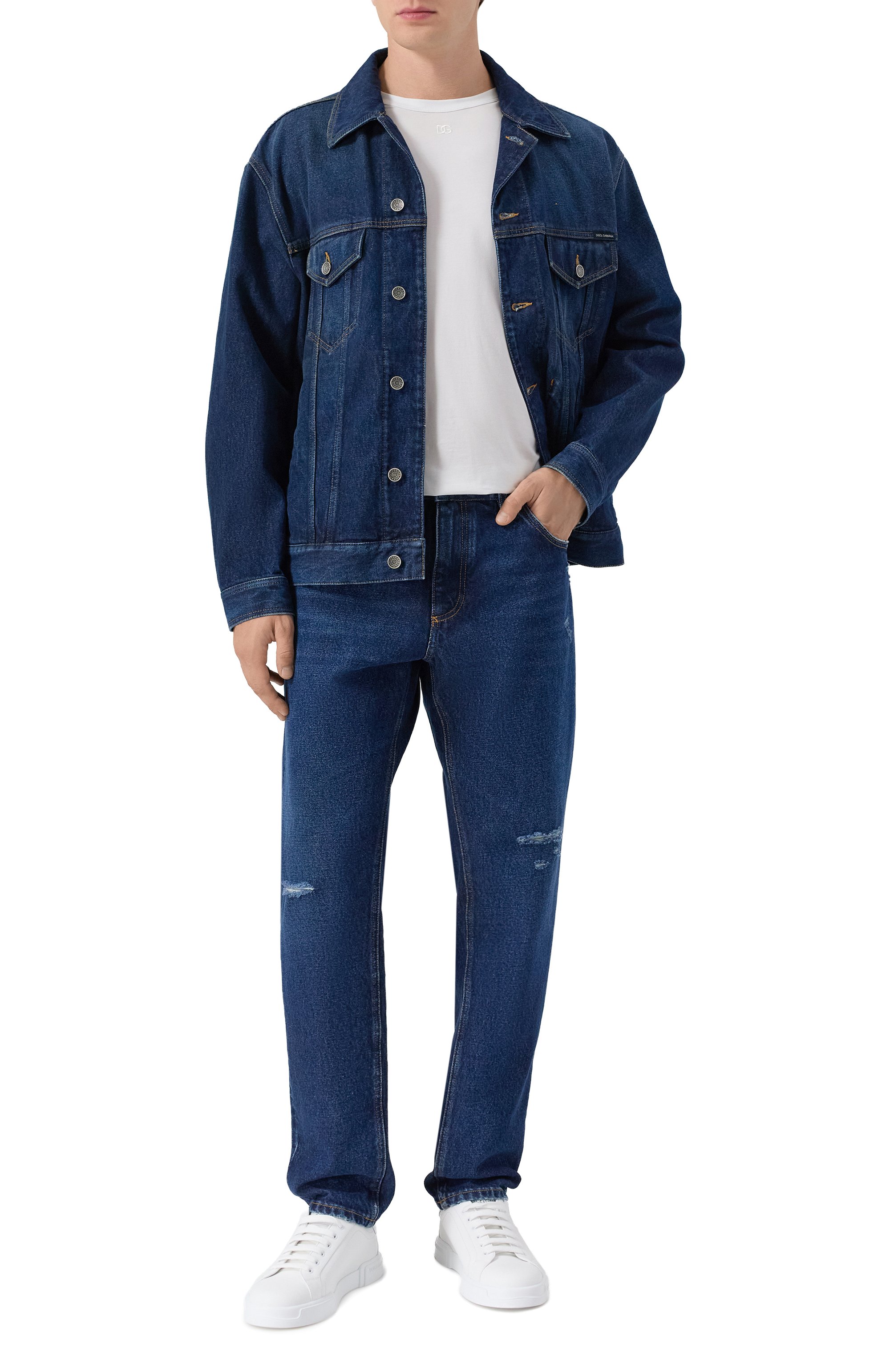 Джинсы loose DOLCE & GABBANA, арт. GYJDAD/G8NK6, фото 2