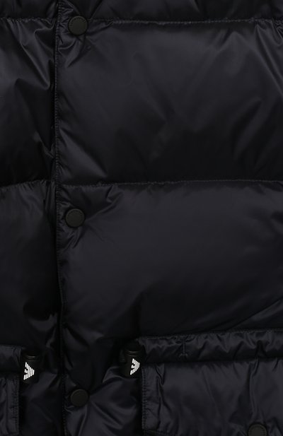 Пуховая куртка с капюшоном EMPORIO ARMANI темно-синего цвета по цене 35500 руб., арт. 6G4L79/4NGYZ, фото 3 Пуховая куртка с капюшоном EMPORIO ARMANI, арт. 6G4L79/4NGYZ, фото 3
