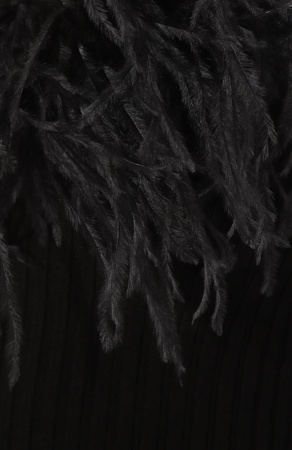 Пуловер из вискозы с отделкой перьями GIUSEPPE DI MORABITO, арт. PS23236KN-233, фото 5