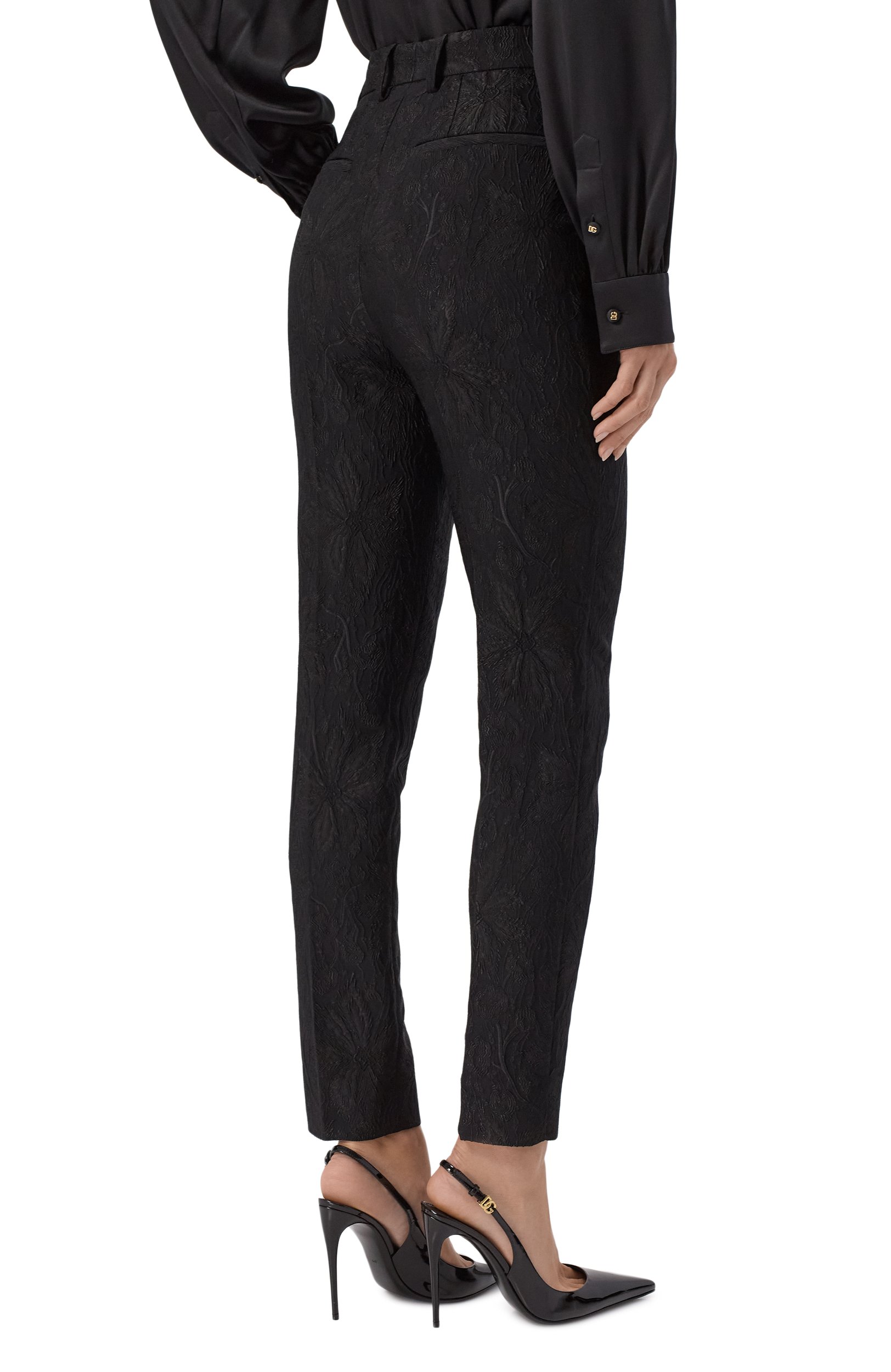 Брюки из вискозы и шерсти DOLCE & GABBANA, арт. FTC89T/FJCAN, фото 4