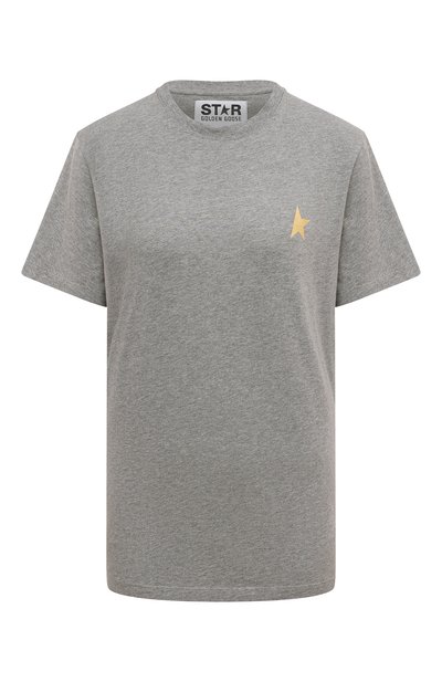 Женская хлопковая футболка GOLDEN GOOSE DELUXE BRAND, арт. GWP01220/P00019360311