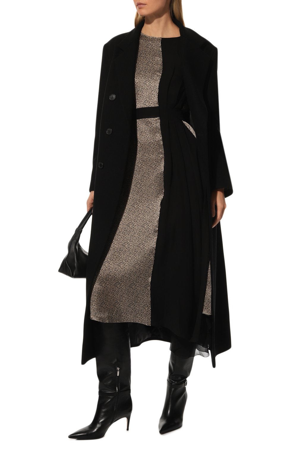 Шелковое платье CHAPURIN золотого цвета по цене 156250 руб., арт. D5/19162/27514-м/FW22-23, фото 2 Шелковое платье CHAPURIN, арт. D5/19162/27514-м/FW22-23, фото 2