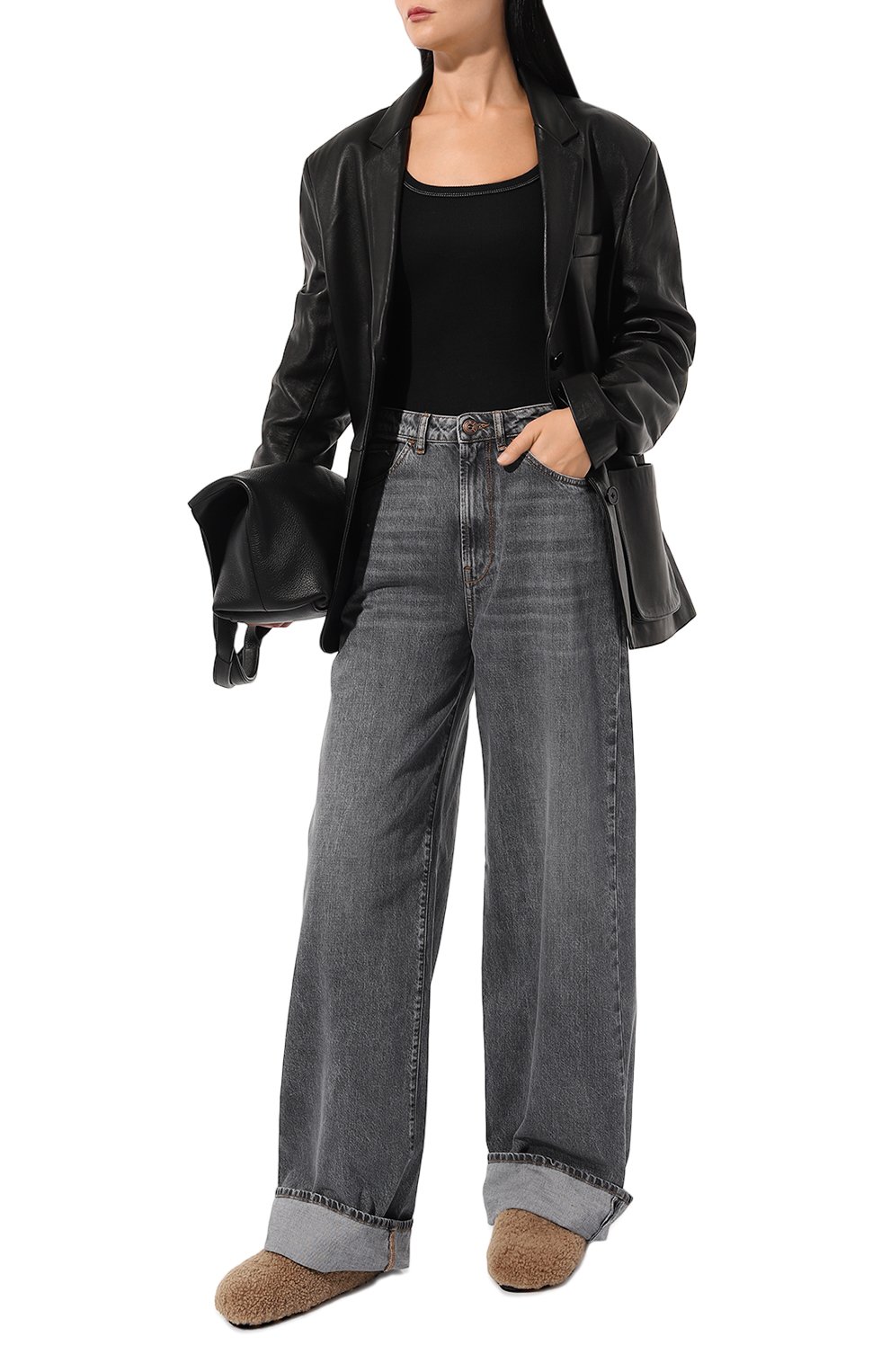 Меховые сабо megeve SIMONETTA RAVIZZA бежевого цвета по цене 61550 руб., арт. F03S011H12, фото 2 Меховые сабо megeve SIMONETTA RAVIZZA, арт. F03S011H12, фото 2