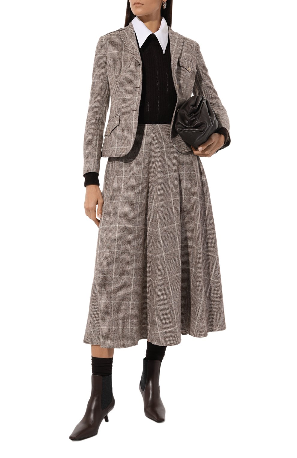 Шерстяная юбка KITON, арт. D58208K0508E01, фото 2