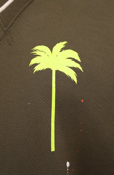 Хлопковое худи PALM ANGELS, арт. PMBB104S21FLE0025618, фото 5