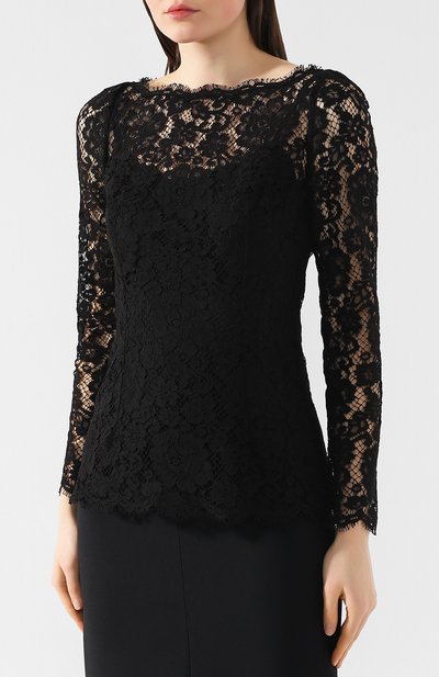 Кружевной топ DOLCE & GABBANA, арт. F7U31T/HLMCK, фото 3