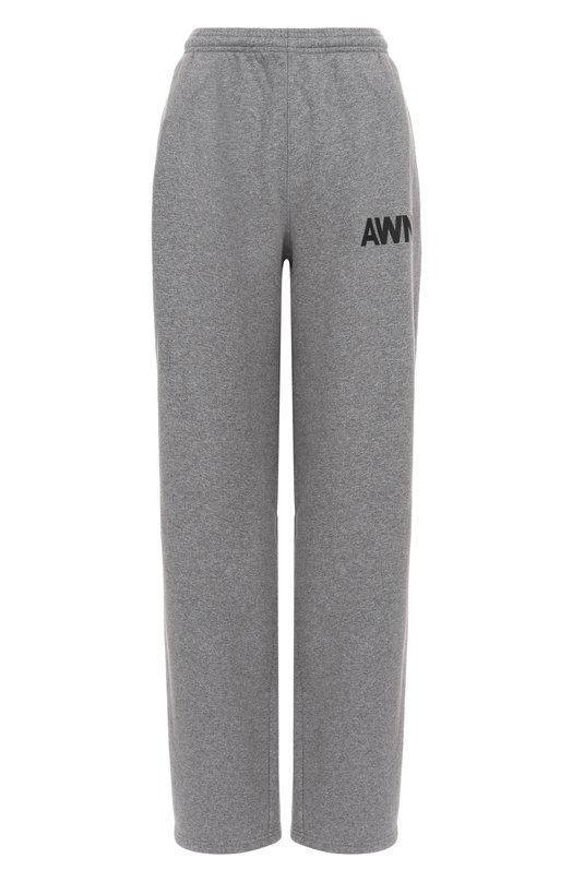 Хлопковые брюки alexanderwang.t 4CC2254431 Серый 4CC2254431
