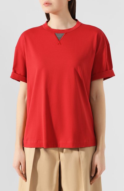 Хлопковый топ BRUNELLO CUCINELLI, арт. M0045BX100, фото 3