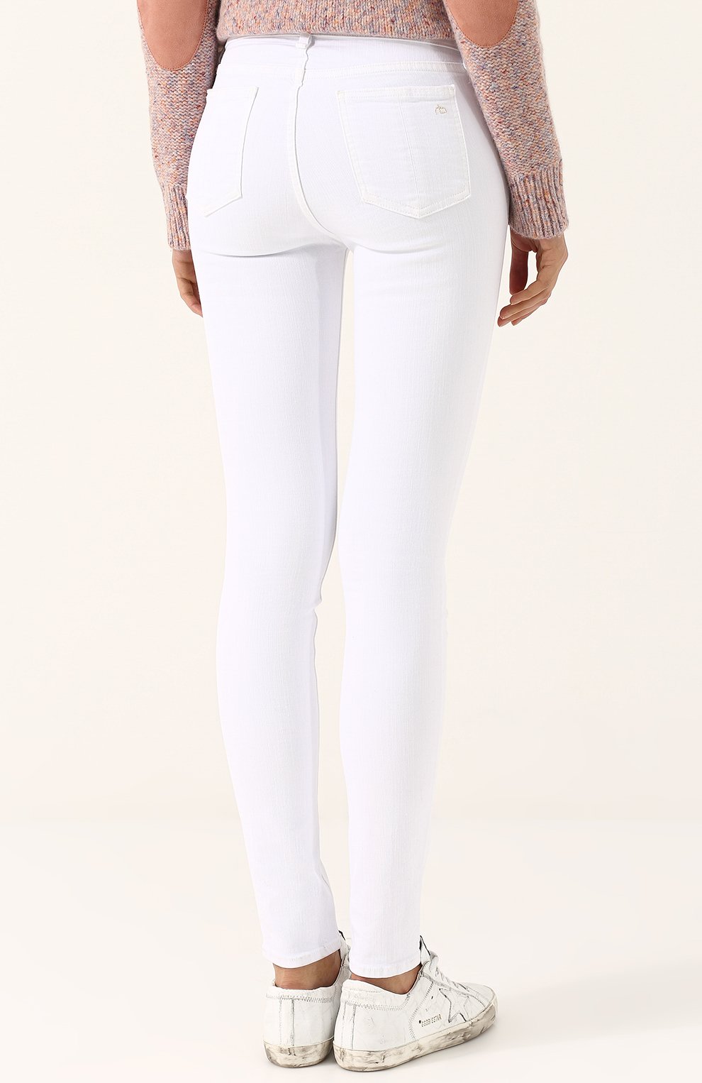 Однотонные джинсы-скинни RAG AND BONE, арт. W1502M595BLA, фото 4