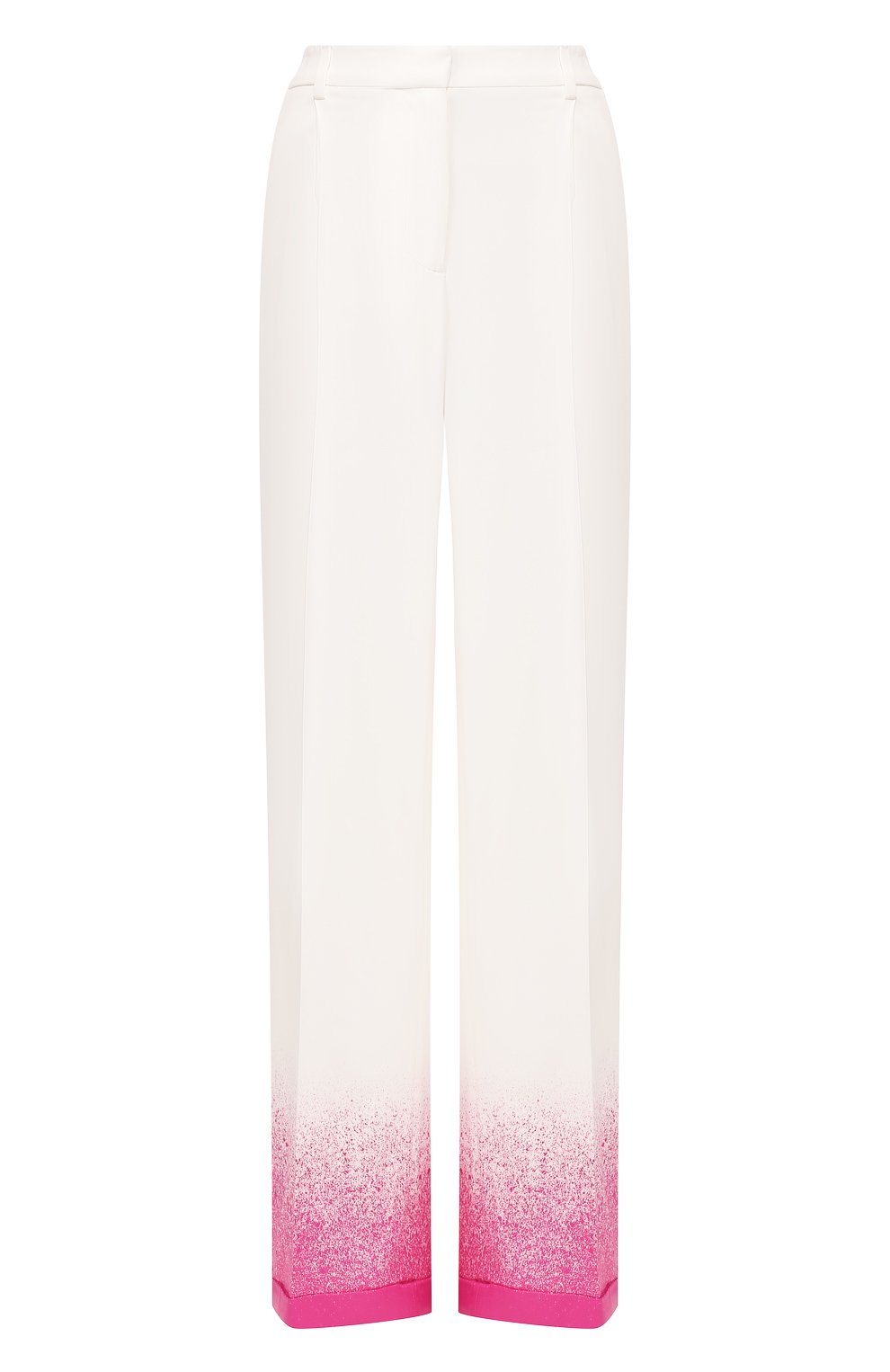 Брюки из вискозы OFF-WHITE белого цвета по цене 129500 руб., арт. 0WCA102R20H210960128, фото 1 Брюки из вискозы OFF-WHITE, арт. 0WCA102R20H210960128, фото 1