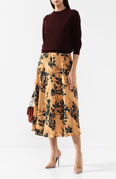 Шерстяной пуловер DRIES VAN NOTEN бордового цвета по цене 28500 руб., арт. 192-11271-8702, фото 2 Шерстяной пуловер DRIES VAN NOTEN, арт. 192-11271-8702, фото 2
