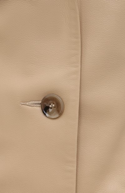 Платье из экокожи NANUSHKA кремового цвета по цене 84100 руб., арт. ANC0_BUTTER_VEGAN LEATHER, фото 5 Платье из экокожи NANUSHKA, арт. ANC0_BUTTER_VEGAN LEATHER, фото 5