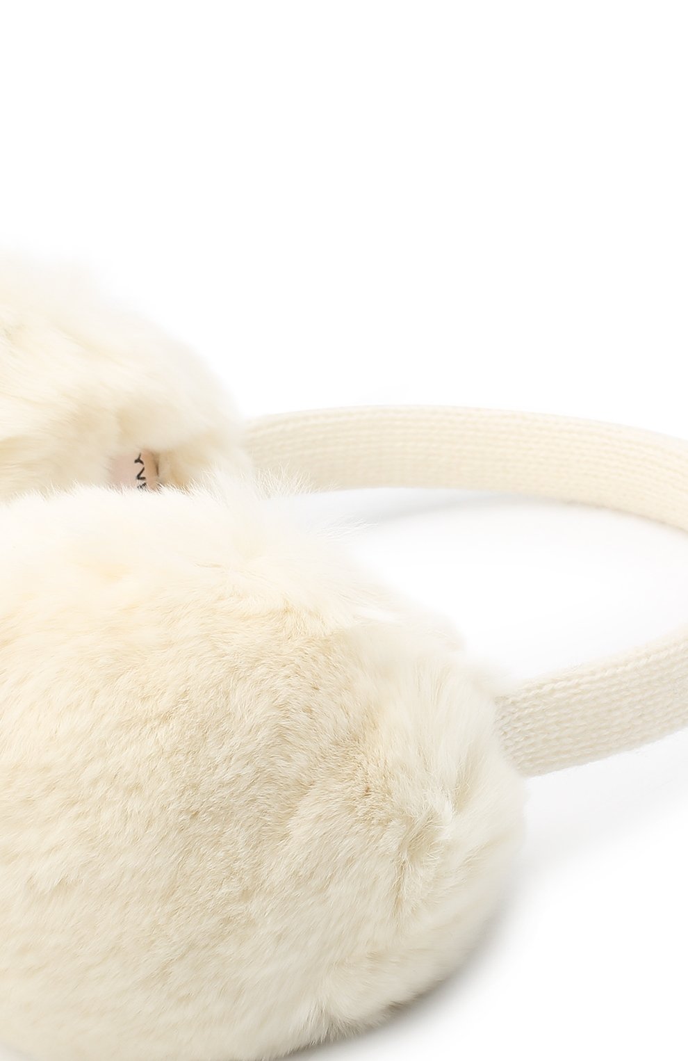 Шерстяные наушники с меховой отделкой YVES SALOMON ENFANT, арт. 20WEA310XXREXW, фото 2