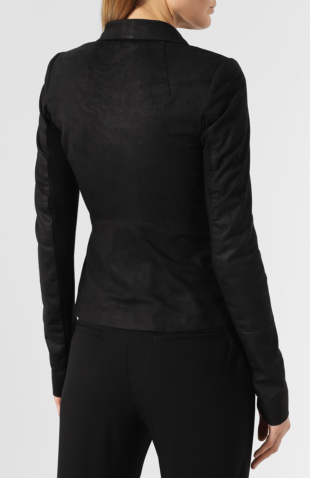Кожаный жакет RICK OWENS, арт. RP19S6712/LBA, фото 4