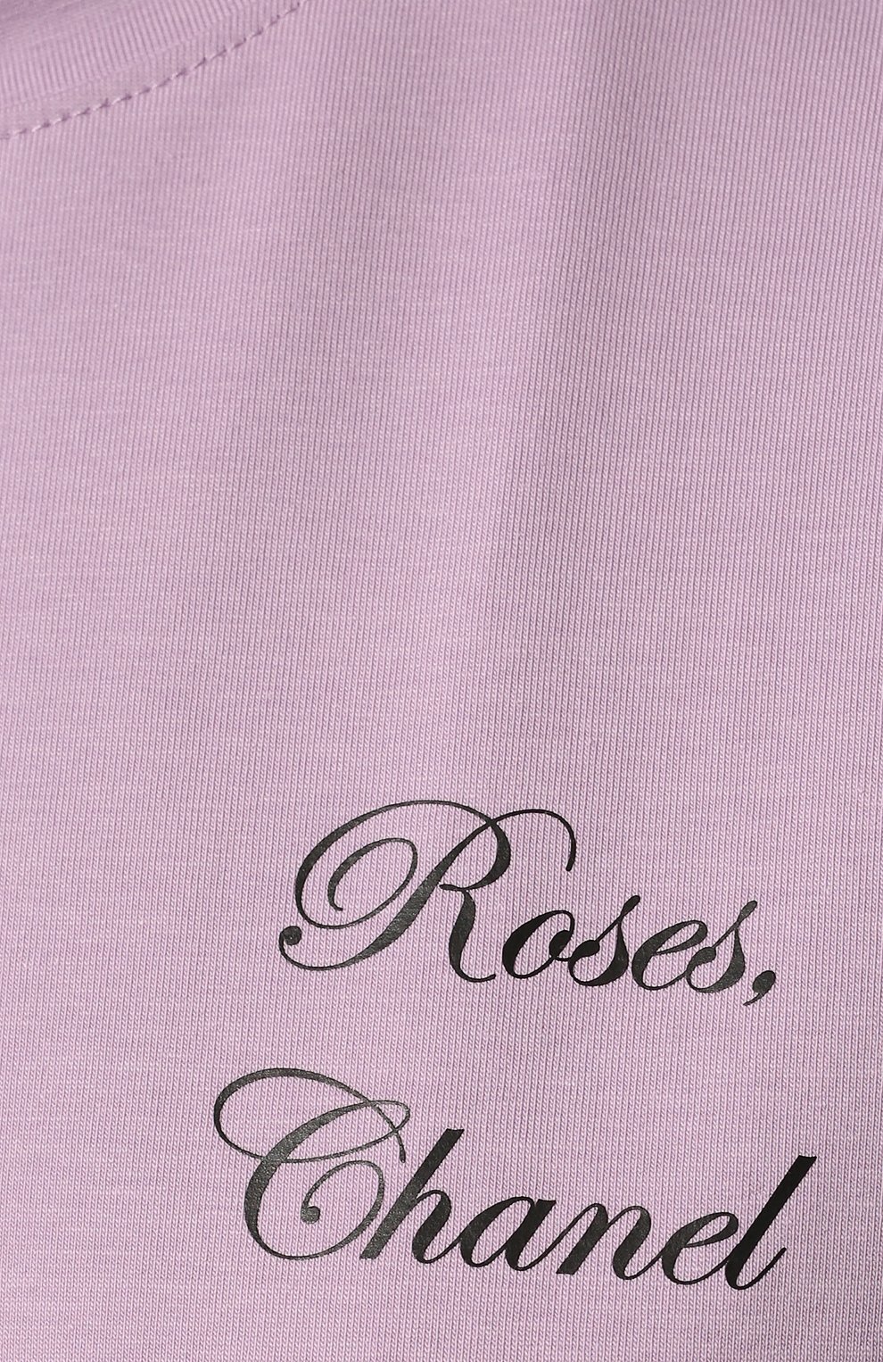 Хлопковая футболка SEVEN LAB сиреневого цвета по цене 8190 руб., арт. T RCC-019 lavender, фото 5 Хлопковая футболка SEVEN LAB, арт. T RCC-019 lavender, фото 5