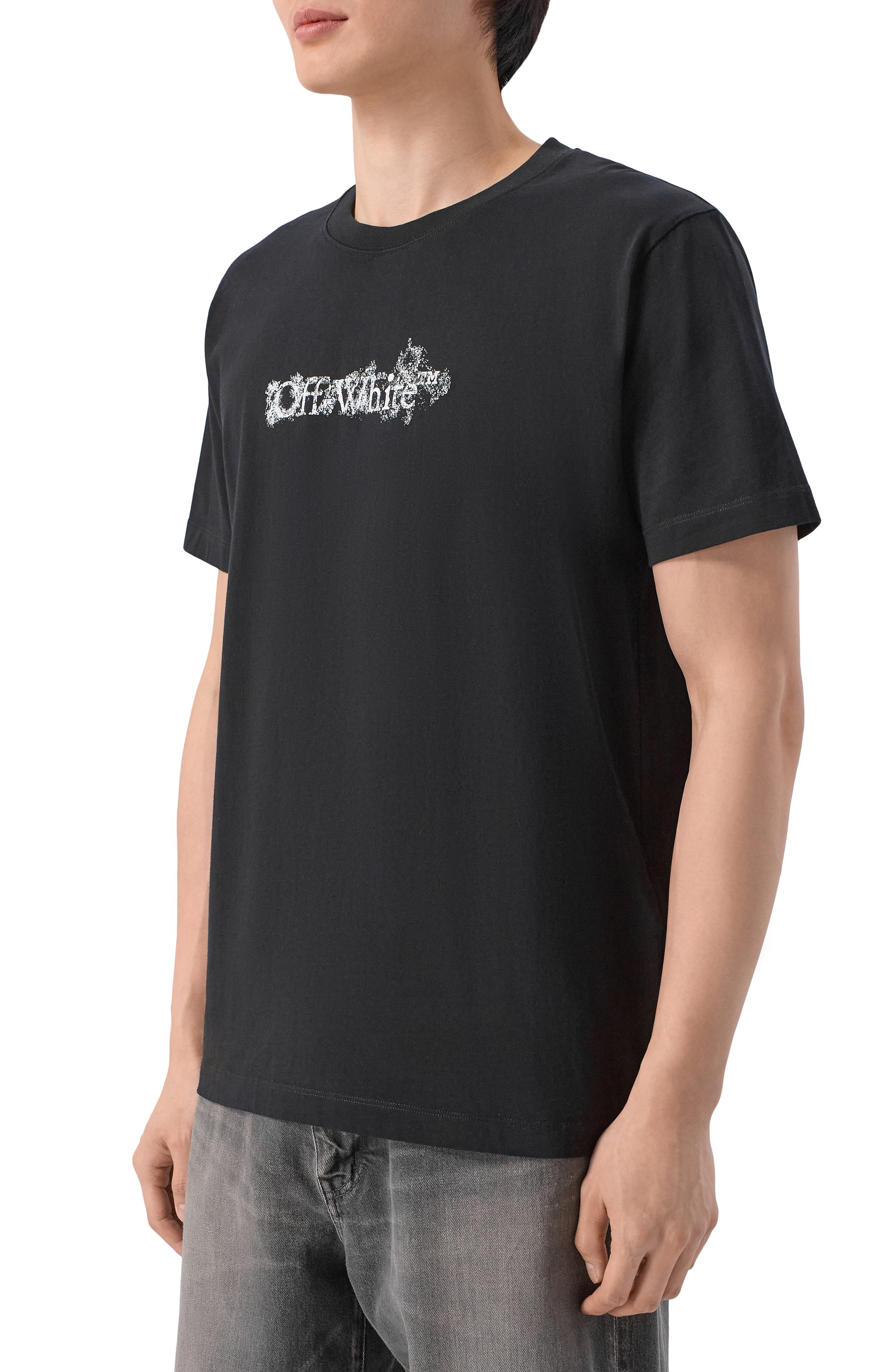 Хлопковая футболка OFF-WHITE, арт. 0MAA027S26JER007, фото 3