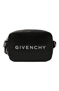 Мужская сумка g-essentials GIVENCHY черного цвета, арт. BKU02X/K1LF | Фото 1 (Материал сплава: Проставлено; Материал: Текстиль; Драгоценные камни: Проставлено; Ремень/цепочка: На ремешке; Размер: mini)