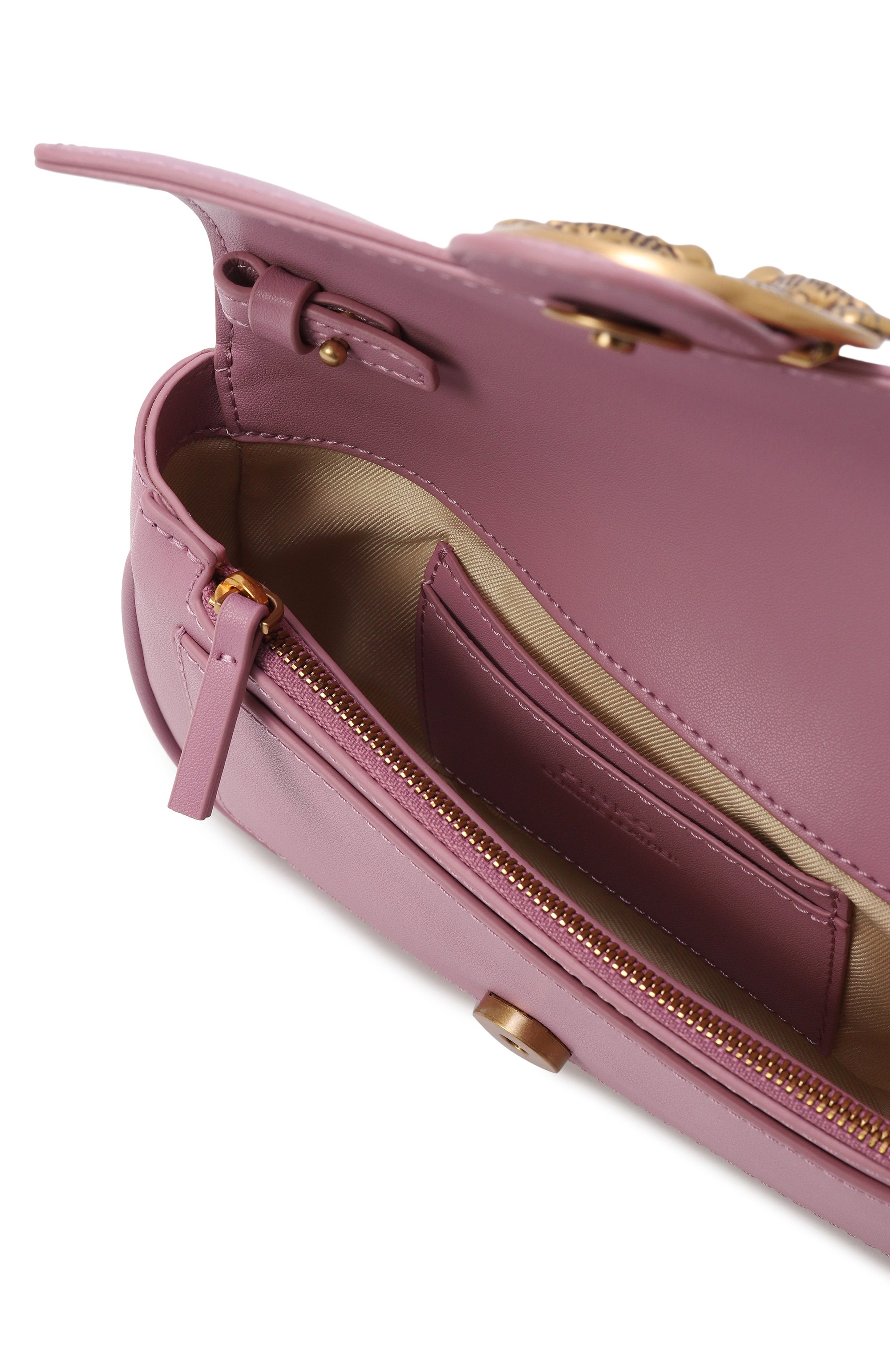 Сумка love one PINKO розового цвета по цене 28950 руб., арт. 100061/A0F1, фото 5 Сумка love one PINKO, арт. 100061/A0F1, фото 5