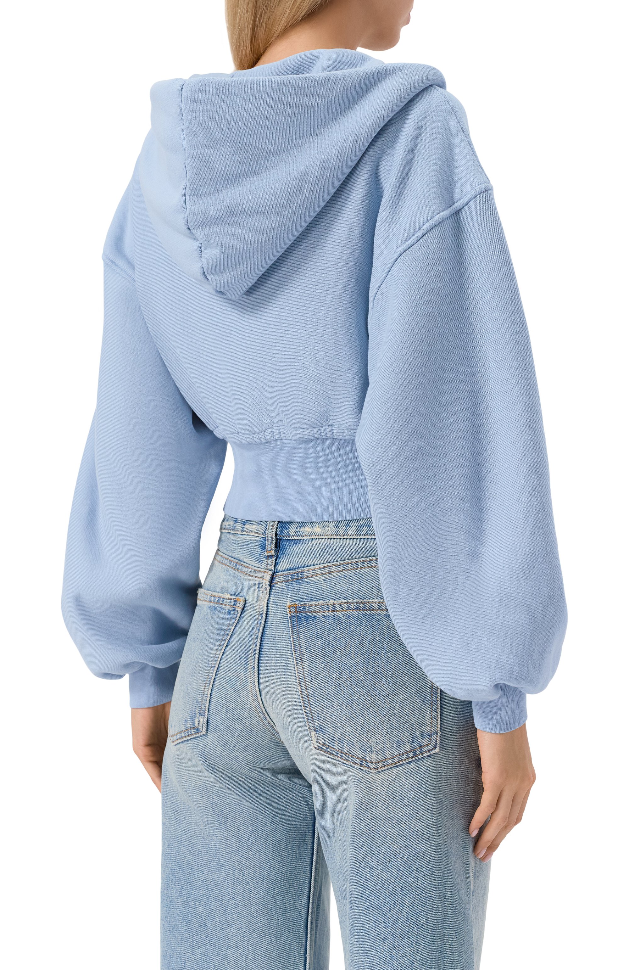 Хлопковая толстовка ALEXANDERWANG.T, арт. 4CC1242077, фото 4