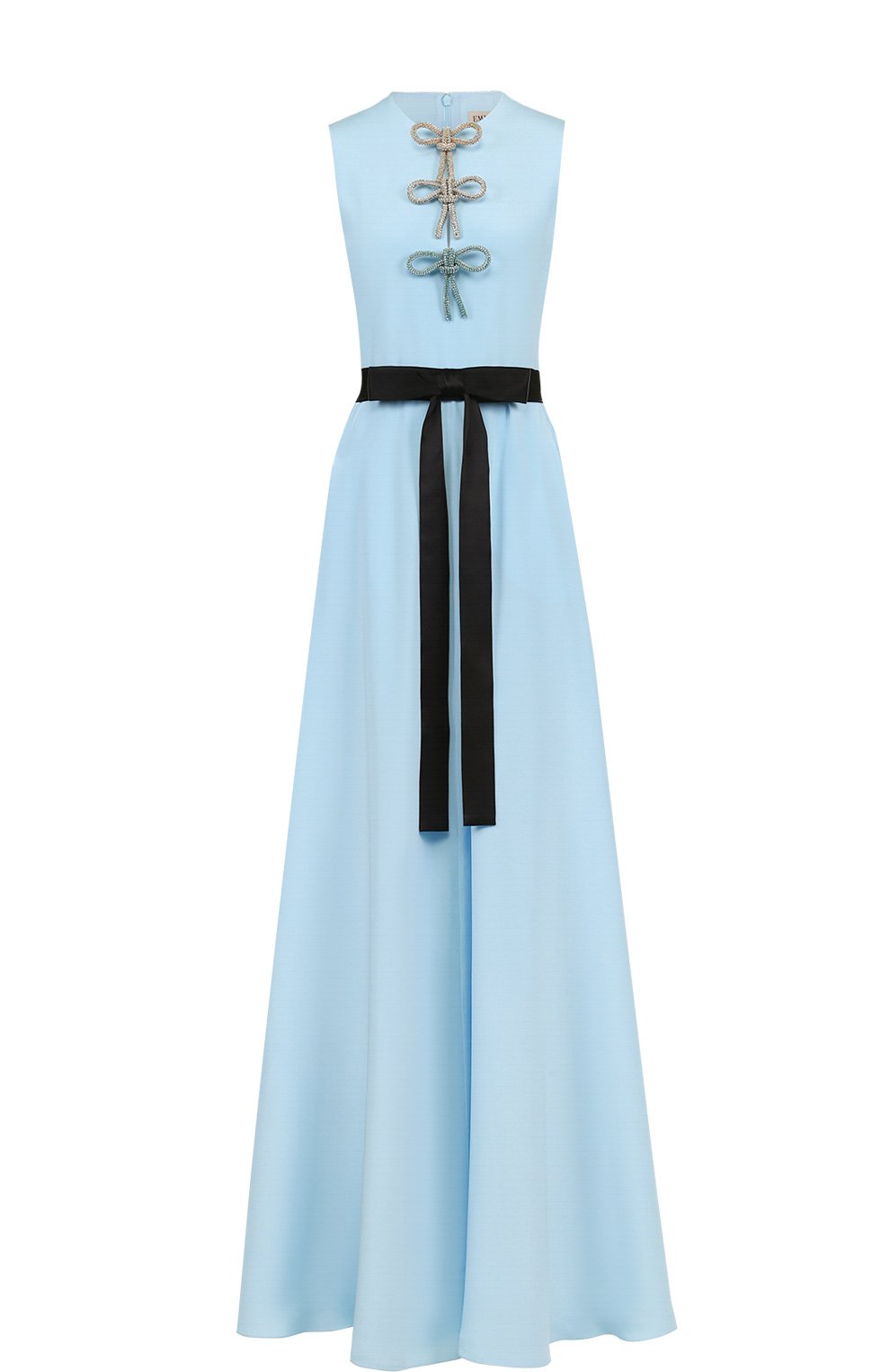 Шелковое платье-макси с контрастным поясом EMILIO PUCCI, арт. 81RL30/81657, фото 1