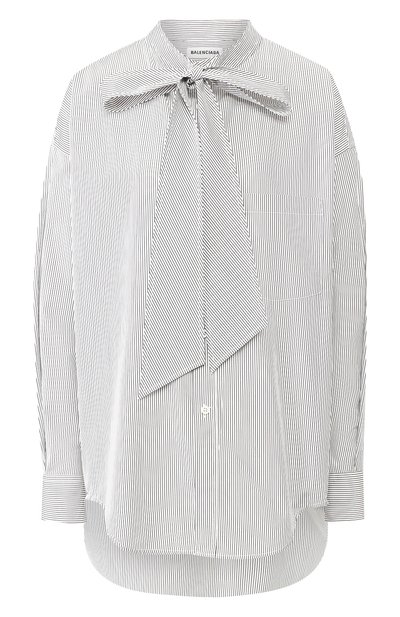 Женская хлопковая рубашка BALENCIAGA, арт. 520497/TEM15