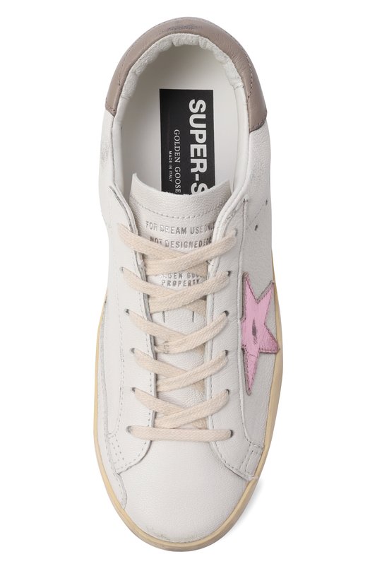 Кожаные кеды Superstar Golden Goose Deluxe Brand GWF00101.F004065 Белый  GWF00101.F004065 Фото 6