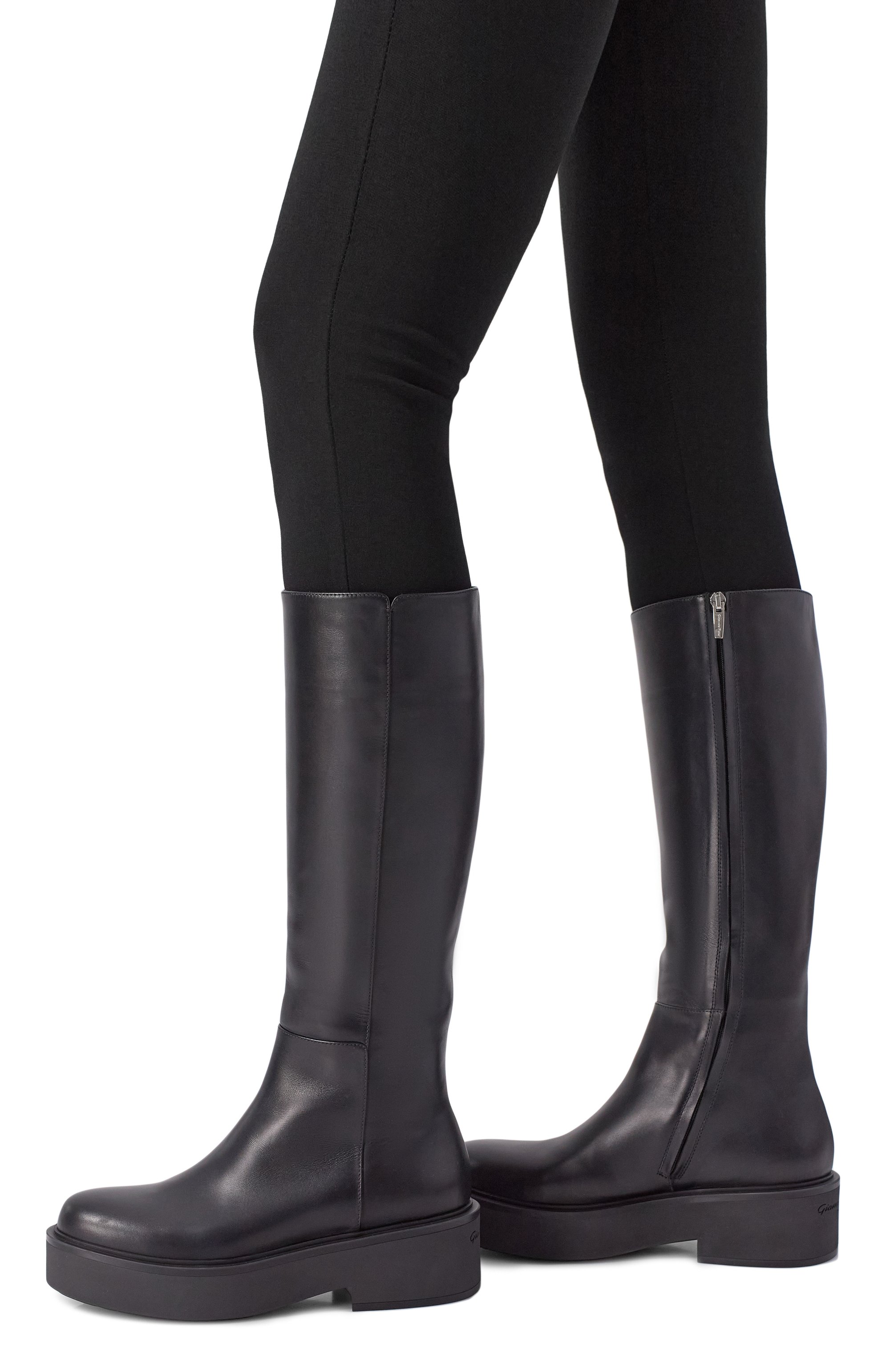 Кожаные сапоги hiro GIANVITO ROSSI, арт. G80197.20G0M.VGINER0, фото 2