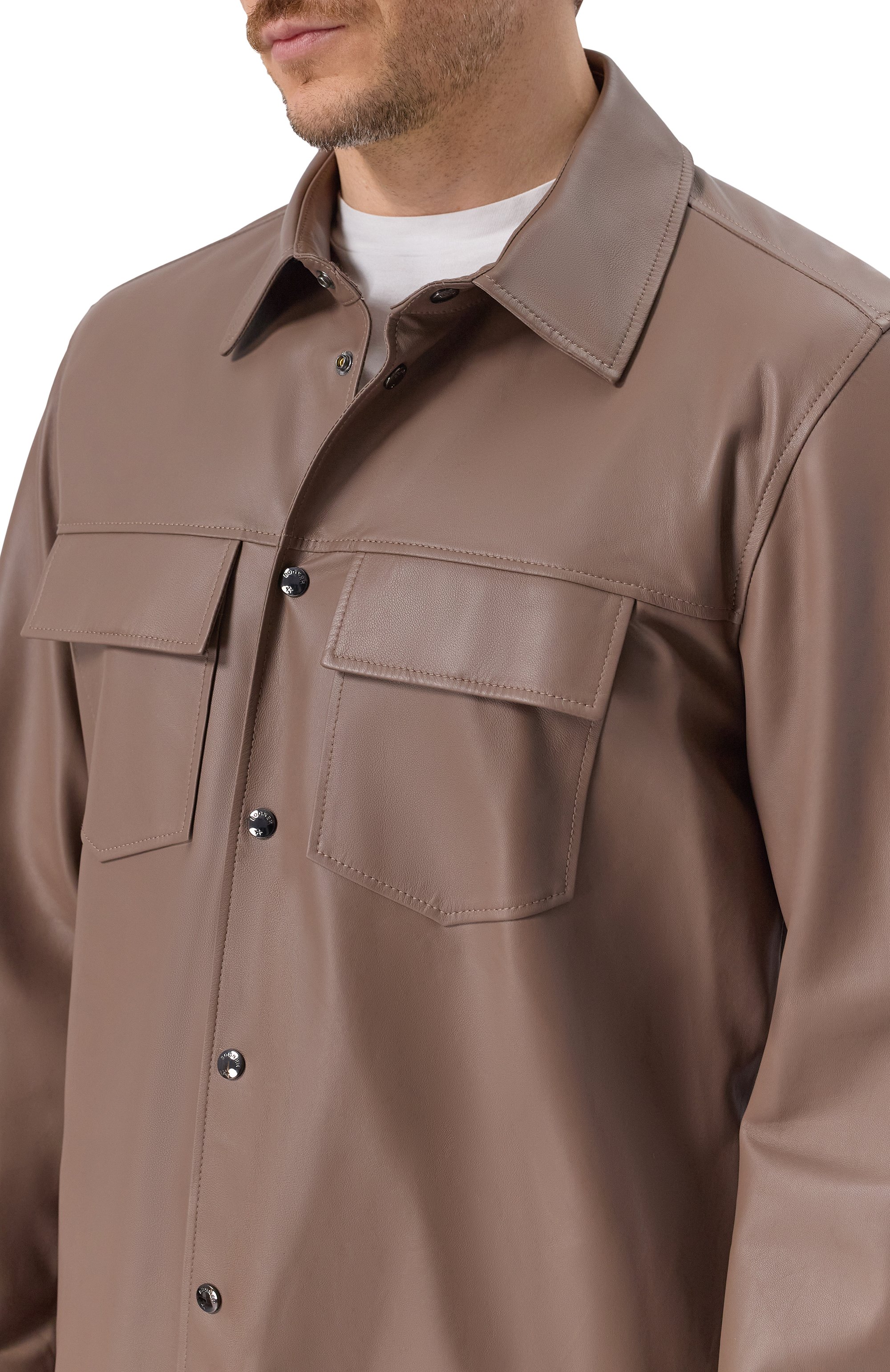 Кожаная рубашка BOGNER, арт. 38909272, фото 5