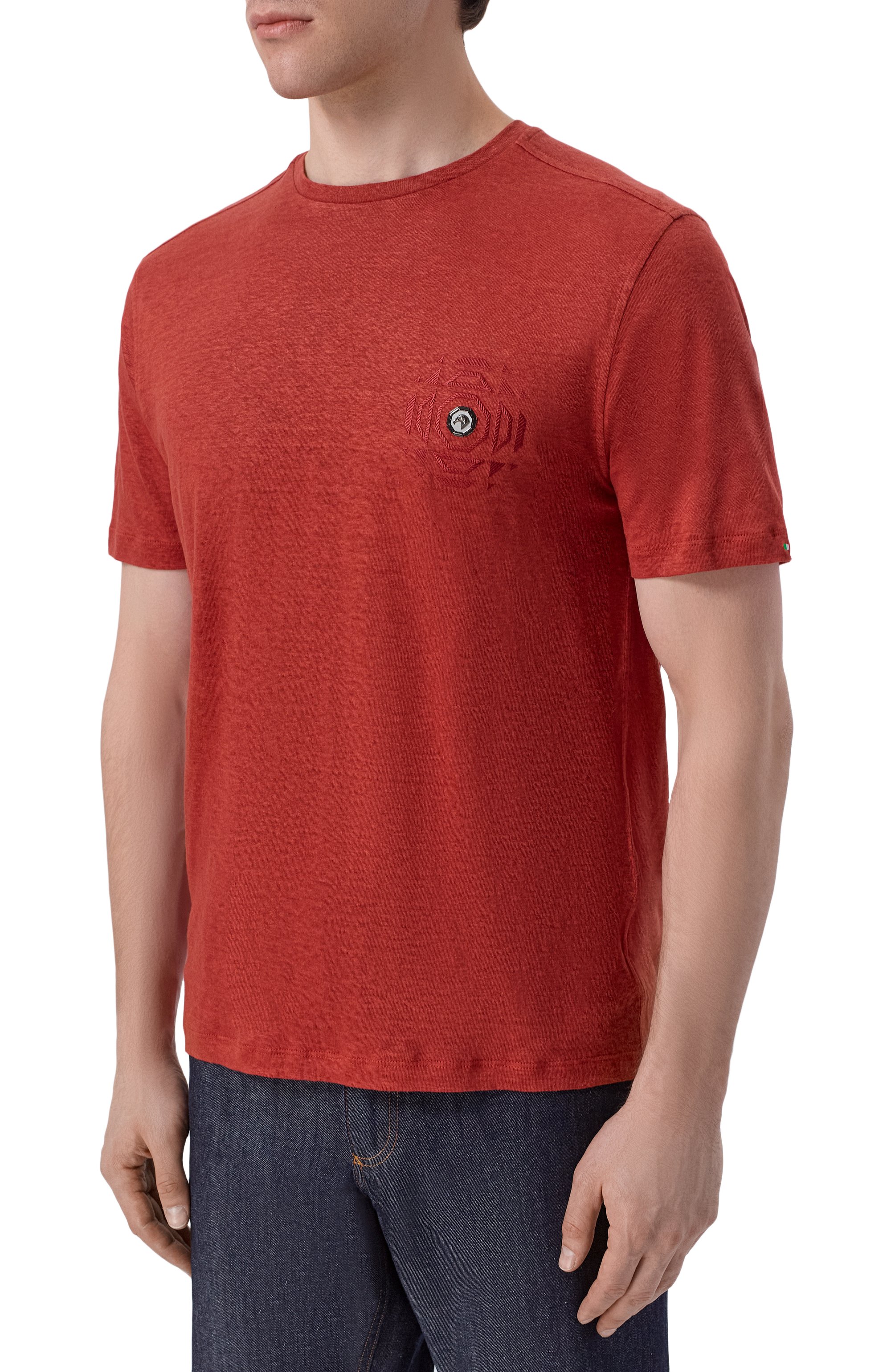 Льняная футболка STEFANO RICCI, арт. MNH5104070/LN, фото 3